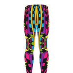 Ethnic Psychedelic Trippy Print Men's leggings