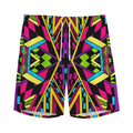 Ethnic Psychedelic Trippy Print Men's Athletic Shorts