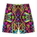 Ethnic Psychedelic Trippy Print Men's Swim Trunks