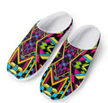 Ethnic Psychedelic Trippy Print Mesh Casual Shoes