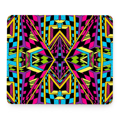 Ethnic Psychedelic Trippy Print Mouse Pad