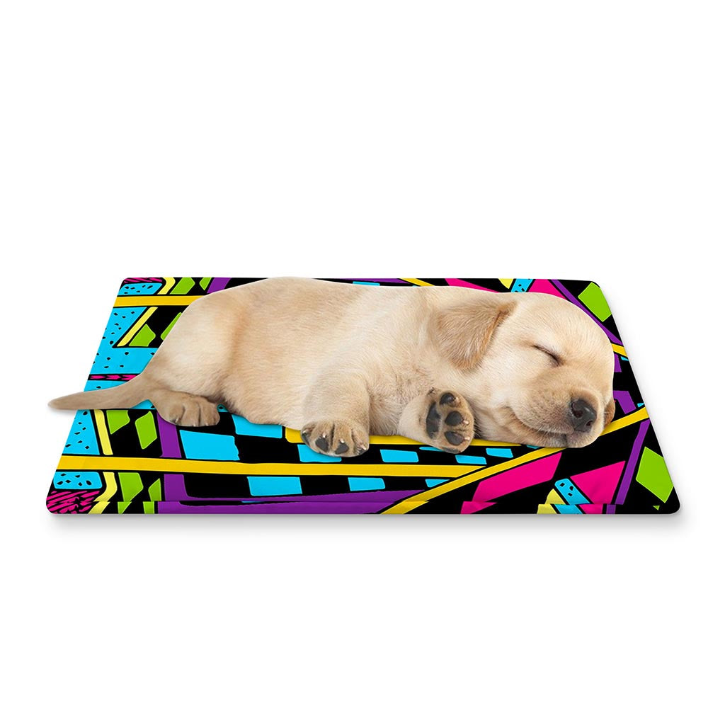Ethnic Psychedelic Trippy Print Pet Cooling Mat Cover