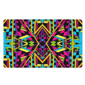 Ethnic Psychedelic Trippy Print Polyester Doormat
