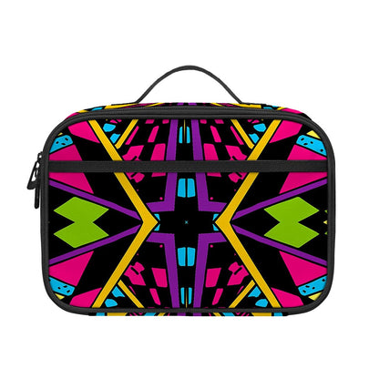 Ethnic Psychedelic Trippy Print Portable Lunch Bag