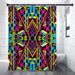 Ethnic Psychedelic Trippy Print Premium Shower Curtain