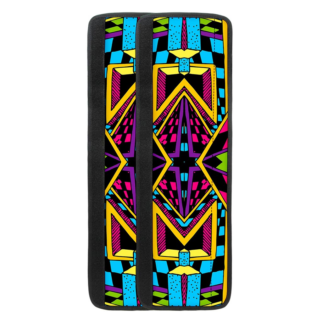 Ethnic Psychedelic Trippy Print Refrigerator Handle Covers