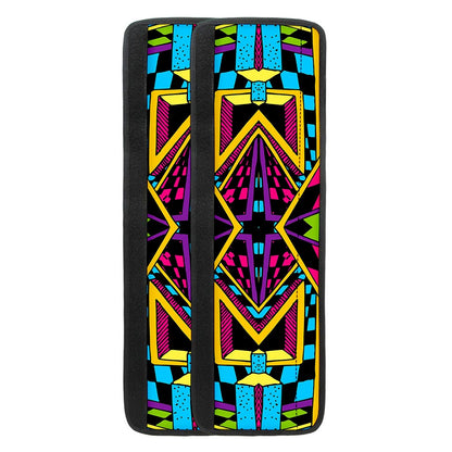 Ethnic Psychedelic Trippy Print Refrigerator Handle Covers