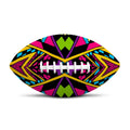 Ethnic Psychedelic Trippy Print Rugby Ball