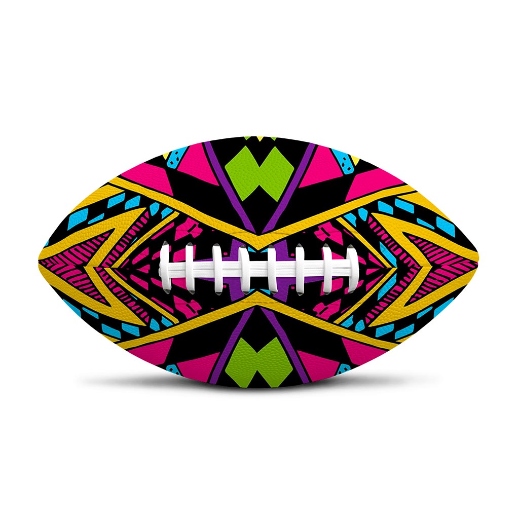 Ethnic Psychedelic Trippy Print Rugby Ball