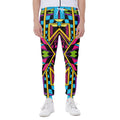 Ethnic Psychedelic Trippy Print Joggers