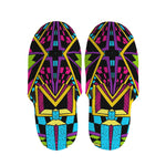 Ethnic Psychedelic Trippy Print Slippers