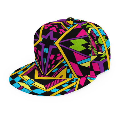 Ethnic Psychedelic Trippy Print Snapback Cap