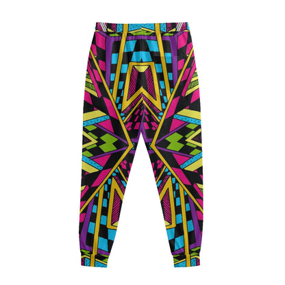 Ethnic Psychedelic Trippy Print Sweatpants