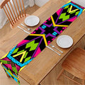 Ethnic Psychedelic Trippy Print Table Runner