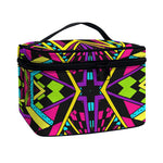 Ethnic Psychedelic Trippy Print Travel Makeup Bag