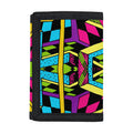 Ethnic Psychedelic Trippy Print Trifold Wallet