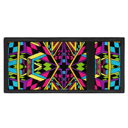Ethnic Psychedelic Trippy Print Trifold Wallet