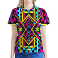 Ethnic Psychedelic Trippy Print Women's Polo Shirt