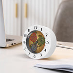 Ethnic Sea Turtles Print Alarm Clock