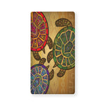 Ethnic Sea Turtles Print Baby Crib Sheet