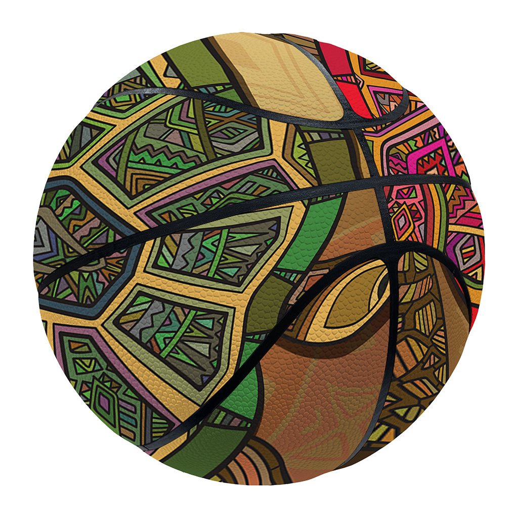 Ethnic Sea Turtles Print Basketball