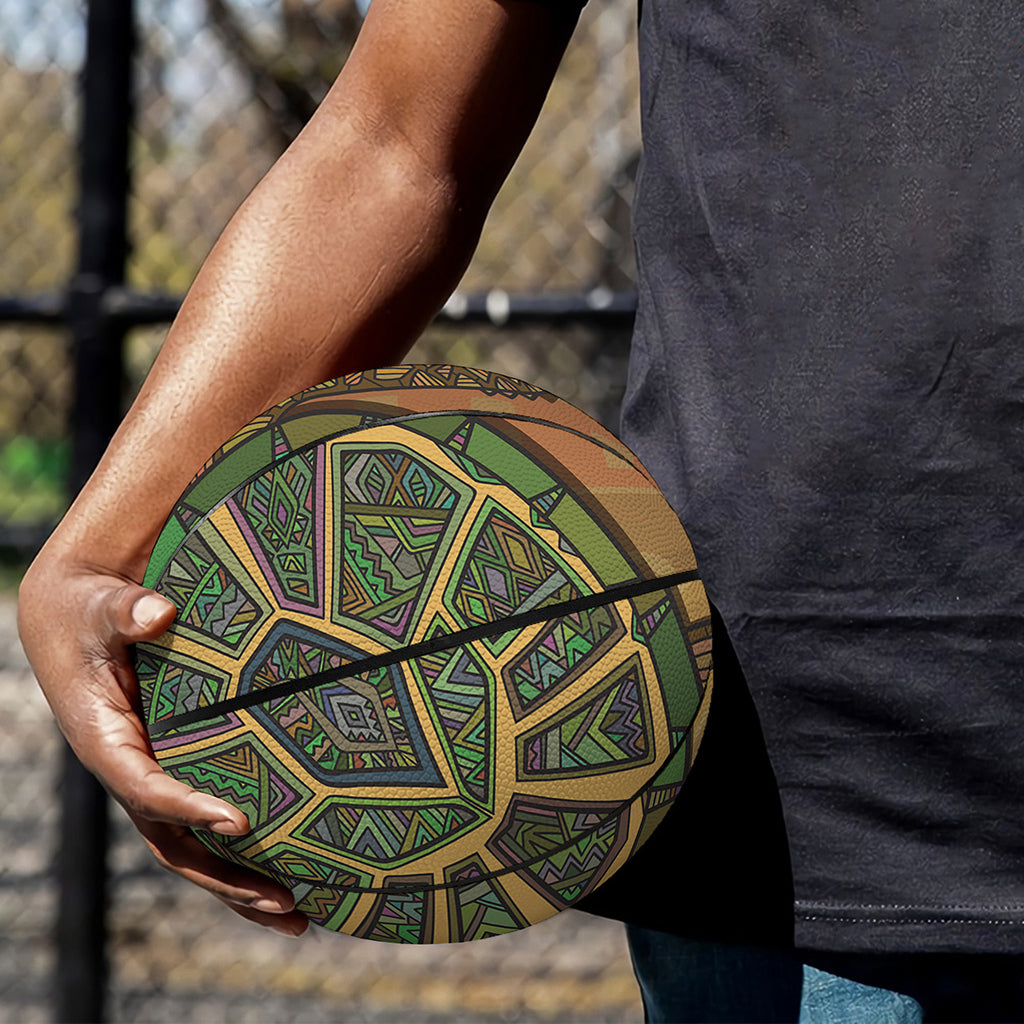 Ethnic Sea Turtles Print Basketball