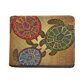 Ethnic Sea Turtles Print Bifold Wallet