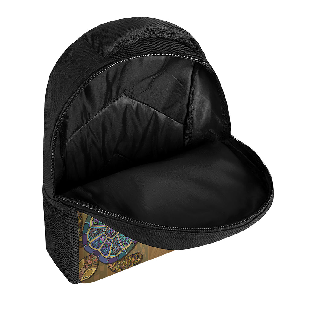 Ethnic Sea Turtles Print Casual Backpack