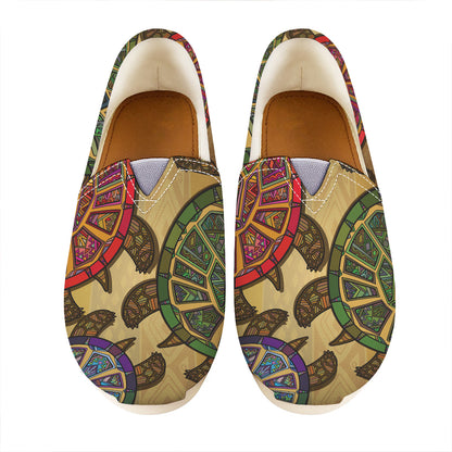 Ethnic Sea Turtles Print Casual Shoes