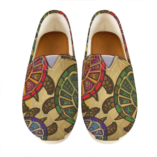 Ethnic Sea Turtles Print Casual Shoes