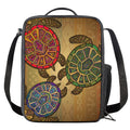 Ethnic Sea Turtles Print Crossbody Lunch Bag
