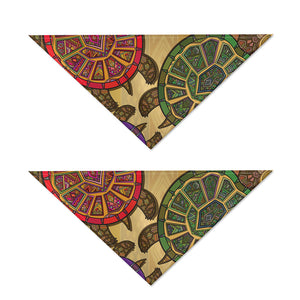 Ethnic Sea Turtles Print Dog Bandana