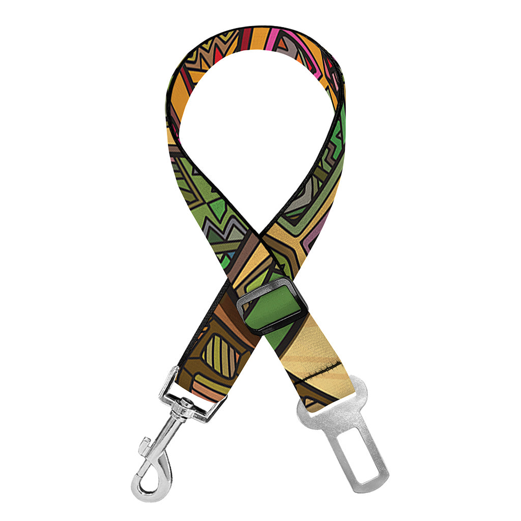 Ethnic Sea Turtles Print Dog Seat Belt