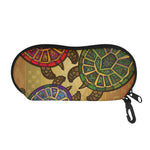 Ethnic Sea Turtles Print Glasses Case