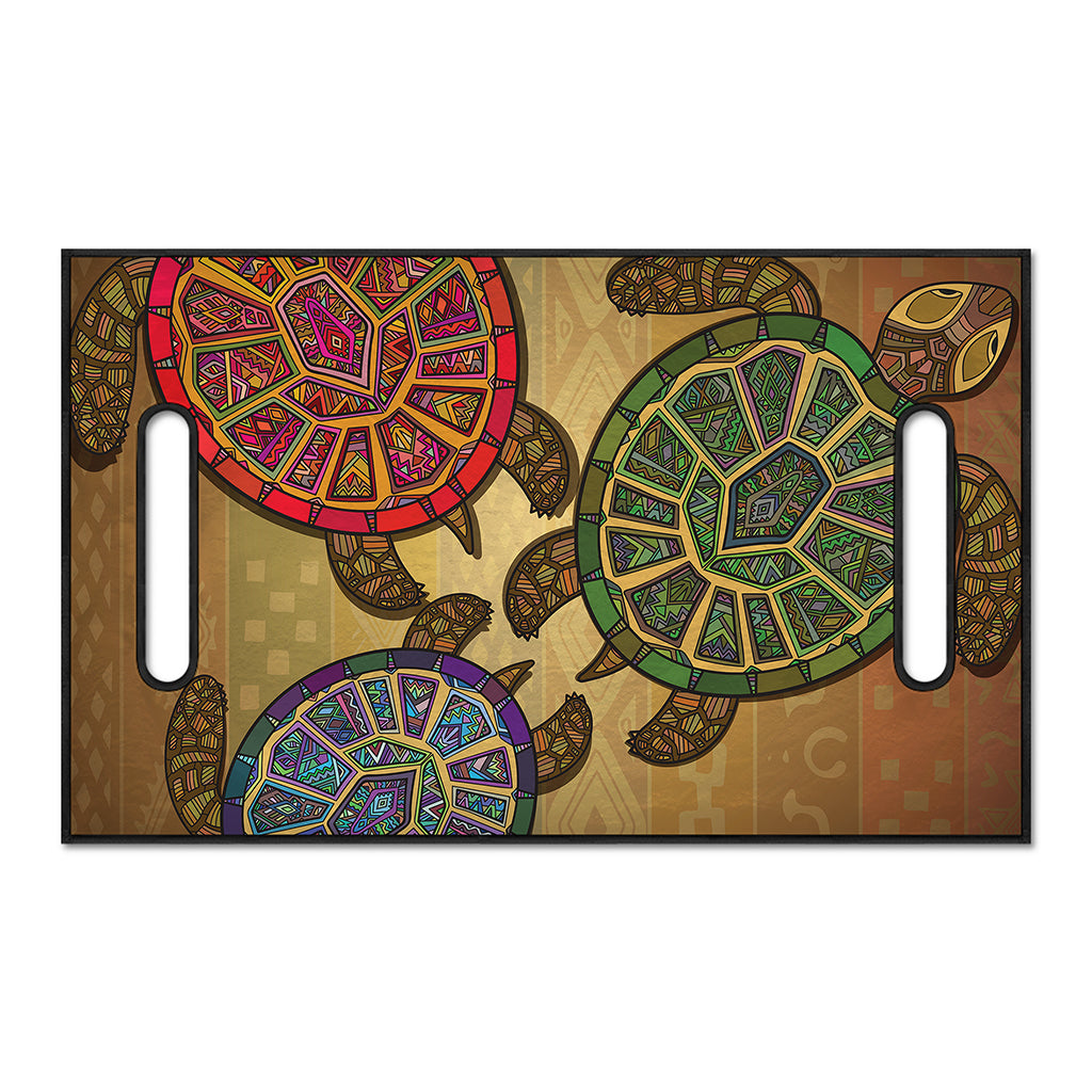 Ethnic Sea Turtles Print Golf Cart Seat Cover
