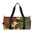 Ethnic Sea Turtles Print Gym Bag