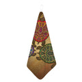 Ethnic Sea Turtles Print Hand Towel