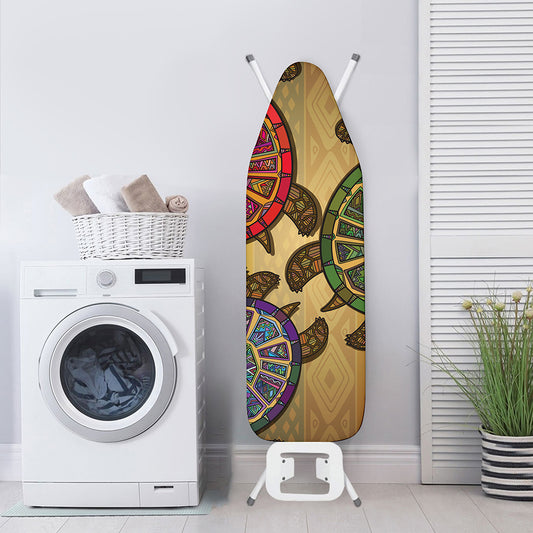 Ethnic Sea Turtles Print Ironing Board Cover