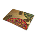 Ethnic Sea Turtles Print Pet Cooling Mat Cover