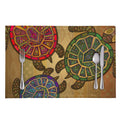 Ethnic Sea Turtles Print Placemat