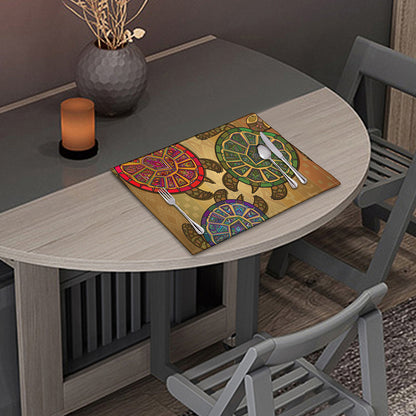 Ethnic Sea Turtles Print Placemat