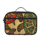 Ethnic Sea Turtles Print Portable Lunch Bag
