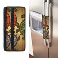 Ethnic Sea Turtles Print Refrigerator Handle Covers