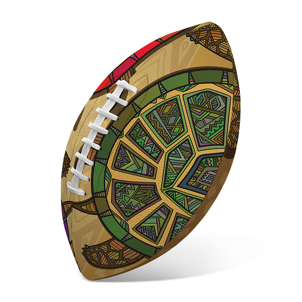 Ethnic Sea Turtles Print Rugby Ball