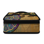 Ethnic Sea Turtles Print Small Lunch Bag