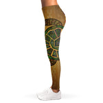 Ethnic Sea Turtles Print Women's Leggings