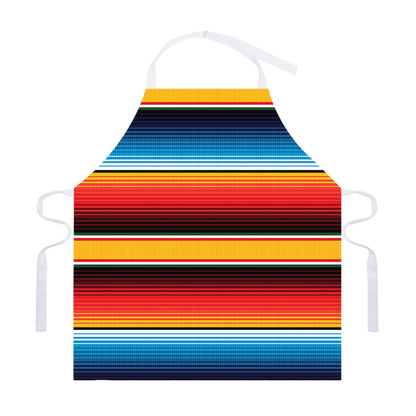 Ethnic Serape Blanket Pattern Print Adjustable Apron