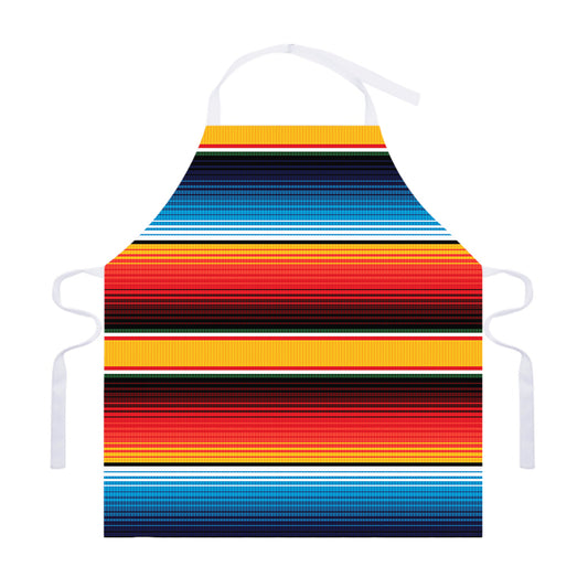 Ethnic Serape Blanket Pattern Print Adjustable Apron