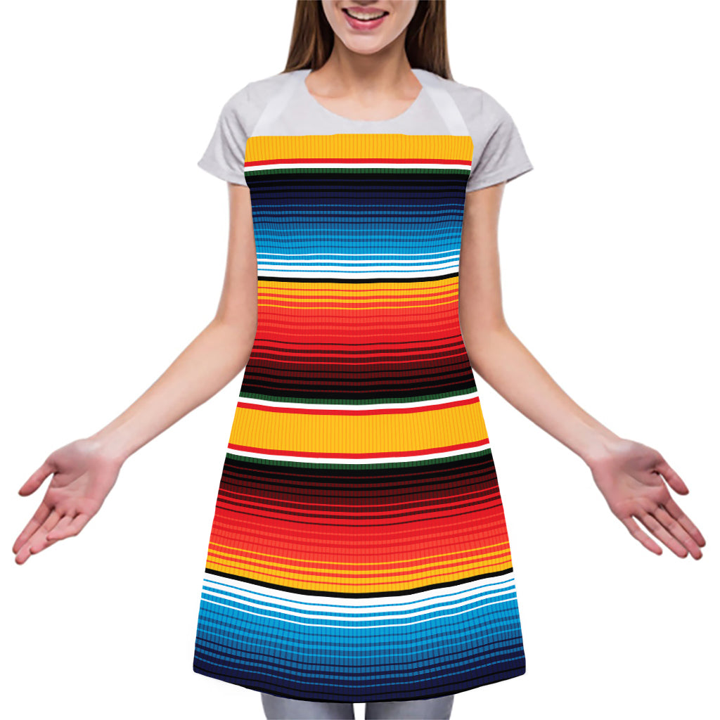 Ethnic Serape Blanket Pattern Print Adjustable Apron