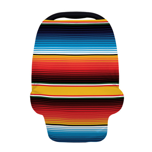 Ethnic Serape Blanket Pattern Print Baby Seat Cover